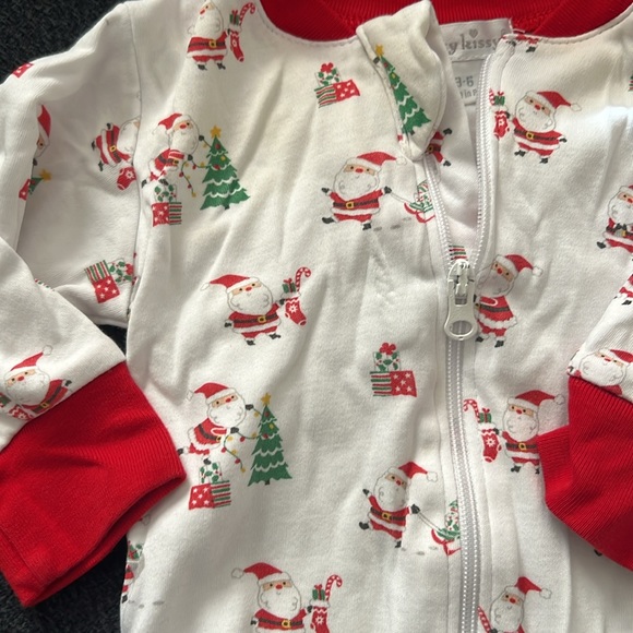 🎅🏼 Santa footie zip up 🎄 - Picture 1 of 4